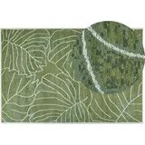 Beliani Beliani, Teppich 200 x 300 cm Boho Modern mit Monstera Blattmuster Druckmotiv