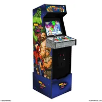 Arcade1Up Marvel Vs Capcom 2 Retro-Konsole Schwarz + 2 Controller + Spider-Man
