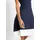 bonprix Off-Shoulder-Kleid Blau/Weiß 48/50