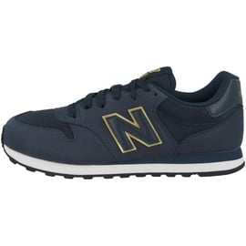 New Balance 500 Classic Damen navy/gold 36,5