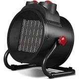 Parkside PARKSIDE® Keramik Heizgebläse PKH 3000 B1, 3000 W, Heizlüfter schwarz, Heizstrahler - Schwarz