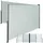 Tectake Seitenmarkise 200 x 600 cm grau Aluminium