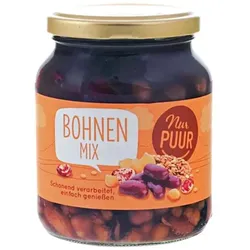 NurPuur Bohnen-Mix bunt bio 350g