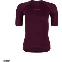 Damen Rad Kurzarm Unterhemd Merino Feige 2XS