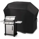 luxuskollektion Grillabdeckung 132 x 66 x 109 cm Stoff schwarz