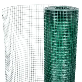 vidaXL Drahtzaun für Hühner 1x25 m Grün
