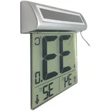 Solar-Fensterthermometer, großes Display, Außentemperatur-Anzeige