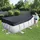 BESTWAY Pool-Abdeckplane Grau 404x201 cm