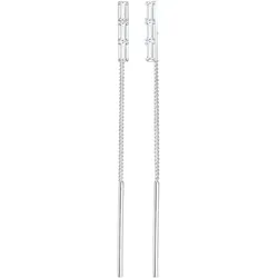 Elli PREMIUM Topas Rechteck Panzer Trend Durchziehen 925 Silber Damen 