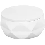 KLEINE WOLKE Wattedose Crackle Jar Weiß