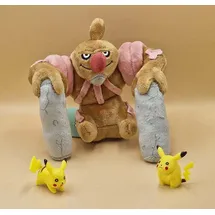tinisu Pokemon Meistagrif Kuscheltier - 15 cm Plüschtier Conkeldurr