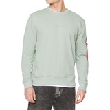 Alpha Industries Double Layer Sweater Sweatshirt für Herren dusty green,