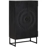 vidaXL Highboard 55 x 95 x 30 cm Schwarz