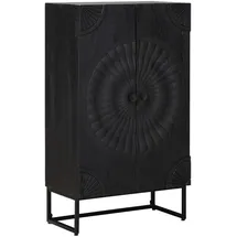 vidaXL Highboard 55 x 95 x 30 cm Schwarz