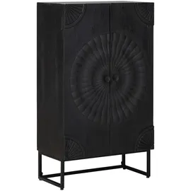 vidaXL Highboard 55 x 95 x 30 cm Schwarz