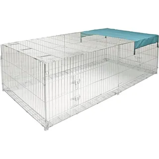Kerbl Freilaufgehege mit Ausbruchsperre 230 x 115 x 70 cm verzinkt