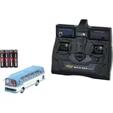 CARSON MB Bus O 302 2.4GHz 100% RTR blau, ferngesteuertes Fahrzeug R/C Spielzeugauto, Blau