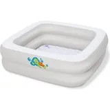 BESTWAY Baby Planschbecken weiß mit Schildkröte 86 x 86 x 24 cm