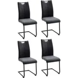 MCA Furniture »Adana«, 4 St., (4er-Set), Belastbarkeit 120 kg, mit Griffloch, Sitzhöhe von ca. 48 cm x 101 cm x 60 cm,