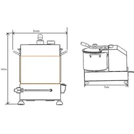 GastroHero Cutter ECO 6 Liter