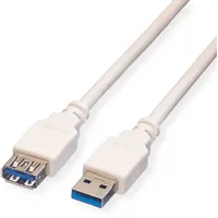 Value USB-A auf USB-A 0,8 m Weiß
