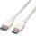 Value USB-A auf USB-A 0,8 m Weiß
