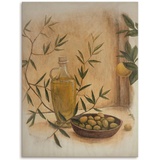 Artland Holzbild »Oliven und Zitronen«, (1 St.), beige