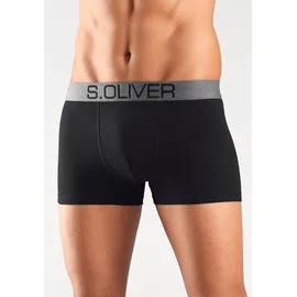 S.Oliver Bodywear Boxer blau / petrol / rot / schwarz S 4er Pack