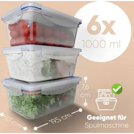 classbach Frischhaltedose transparent 6 x 1 l