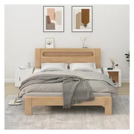 vidaXL Nachtschrank 50 x 39 x 47 cm Weiß