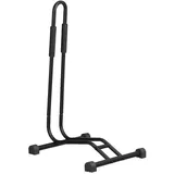 Relaxdays Fahrradständer Ausstellungsständer Boden für Reifenbreite bis 2,5 Zoll schwarz