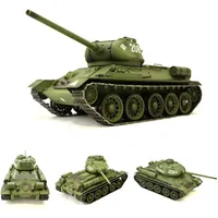 ES-Toys Panzer Russischer T-34/85 RTR mit Schussfunktion, Rauch und Sound (ET4786)