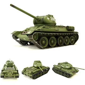 ES-Toys Panzer Russischer T-34/85 RTR mit Schussfunktion, Rauch und Sound (ET4786)