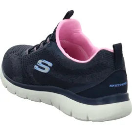SKECHERS Summits Damen Memory-Foam Blau/Pink 36