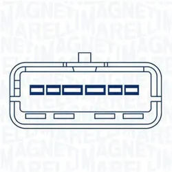 MAGNETI MARELLI Elektromotor, Fensterheber hinten links mit Elektromotor für RENAULT 8200017909 8200485232 350103176700