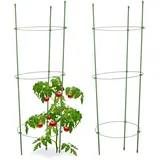 Relaxdays Rankhilfe Tomaten 76 x 76 cm Grün