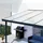 Gutta Terrassendach Premium 410 x 406 cm anthrazit / Acryl klima blue