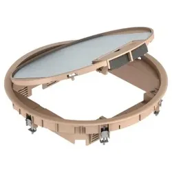 OBO 7405536 Geräteeinsatz für Universalmontage Ø324x61 Polyamid graubeige RAL 1019 GESR9 U 1019