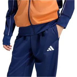 adidas Tricot Colourpop Trainingsanzug Dunkelblau/Dusky Orange/Weiß 164