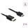DeLock HDMI-Kabel 8K 60 Hz 2 m Schwarz