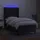 vidaXL Boxspringbett 100 x 200 cm Schwarz