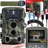 Delphi Wildkamera 24MPX 120° IR 940nm - Full HD Wildtierkamera mit Bewegungsmelder Nachtsichtkamera Outdoor Wildlife Infrarot Tierkamera Bewegungsmelder Fotofalle Handyübertragung Kamera IP65