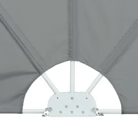 vidaXL Seitenmarkise 240 x 160 cm Grau Polyester