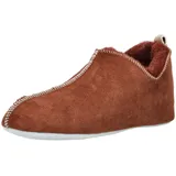 SHEPHERD Hausschuh Veloursleder Rot 38