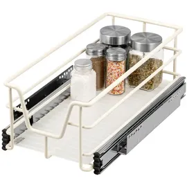 bremermann Teleskopschublade 30 cm mit Einlegeboden, Küchenschublade zum Nachrüsten, Vollauszug mit Teleskop-Schienen, ideal für Küche, Bad & gr onesize