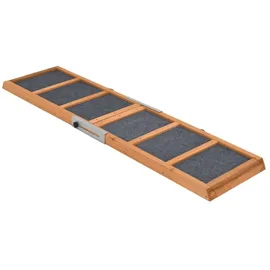 vidaXL Hunderampe Grau 120x30 cm