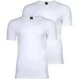 Boss Herren Unterhemd, 2er Pack TShirtRN 2P Modern - Weiß