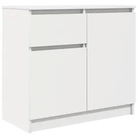 vidaXL Sideboard 71 x 65 x 35 cm Weiß