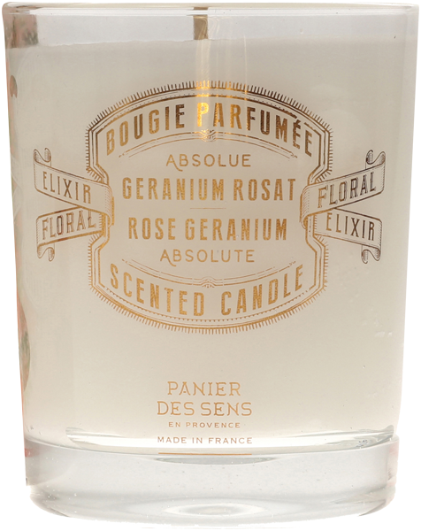Panier des Sens Absolue Géranium Rosat Bougie Parfumée - 0.18 kg