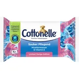 Cottonelle Feuchtes Toilettenpapier Sauber Pflegend 1-lagig, 42 Tücher